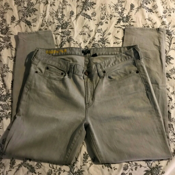 J. Crew Denim - Light Gray J.Crew Toothpick Skinny Jeans Sz 33